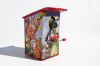 Decorative bird bank tin toy