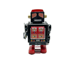 Black Robot with sword - Collectable Tin Toy