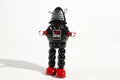 Black planet Vintage robot tin toy 
