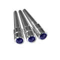 Blue Crystal Chrome Cribbage Pegs