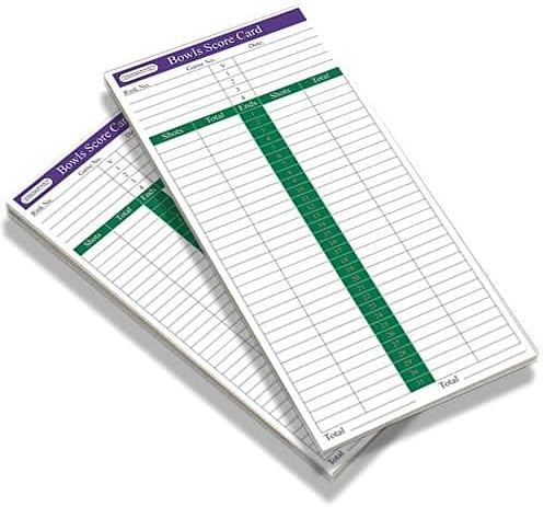 Bowls score pads