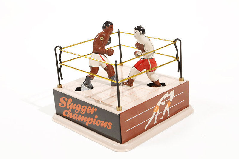 Boxing Ring & Boxers tin toy