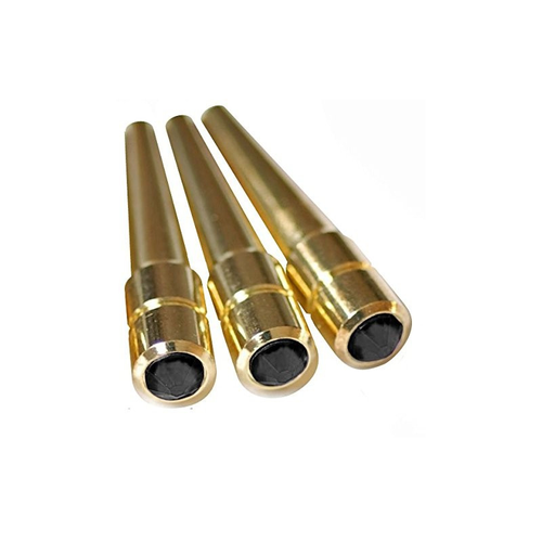 Black Austrian Crystal Brass cribbage pegs