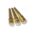Clear Austrian Crystal Brass cribbage pegs
