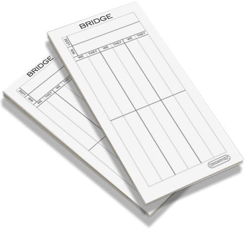 Bridge Score pads