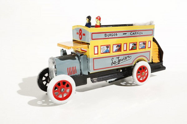 Double decker Bus N°8 - Collectable Tin Toy