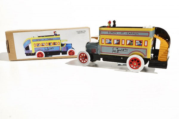 Double decker Bus N°8 - Collectable Tin Toy