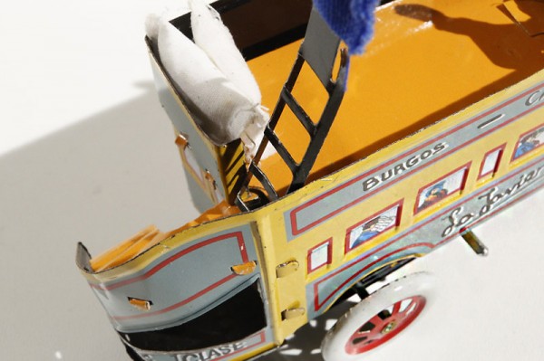 Double decker Bus N°8 - Collectable Tin Toy