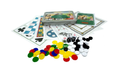 Camping games compendium with instructions, playing mats, dice, crown & anchor dice and counters