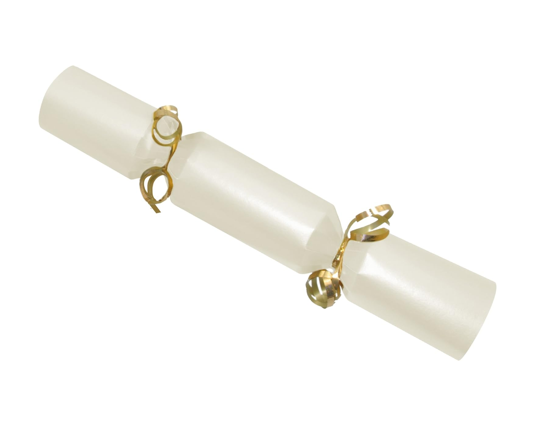 Cream cracker with gold ribbon