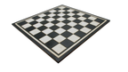Wooden black and white chess board