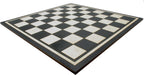 Wooden black and white chess board