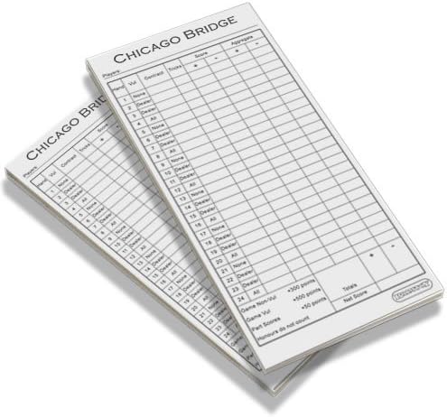 Chicago bridge score pads