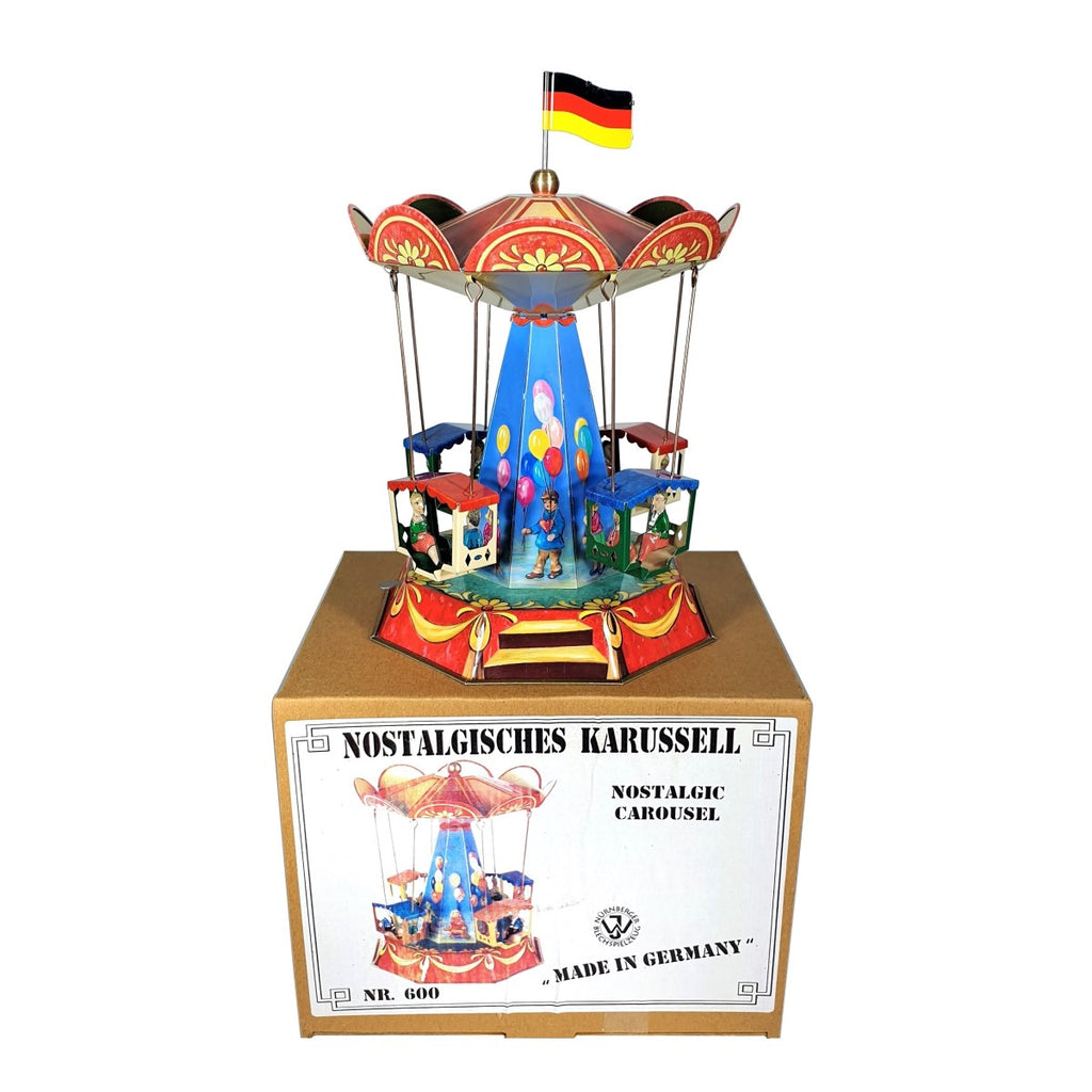Classic Carousel Tin Toy with packaging