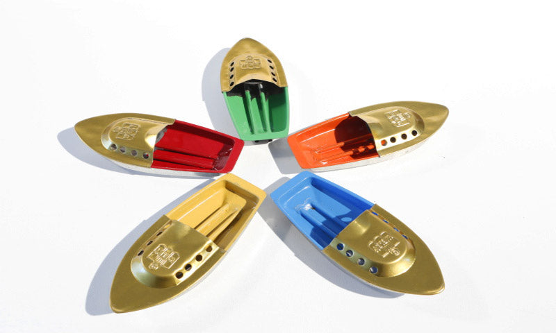 5 Classic Pop Pop Boat Tin Toys