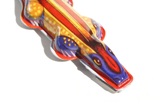 Colourful click crocodile 