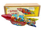 Tin Treasure's Space Commander Rocket - Collectable Tin Toy