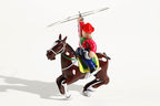 Cowboy on Horse tin toy