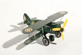 Curtiss Bi Plane tin toy - green plane