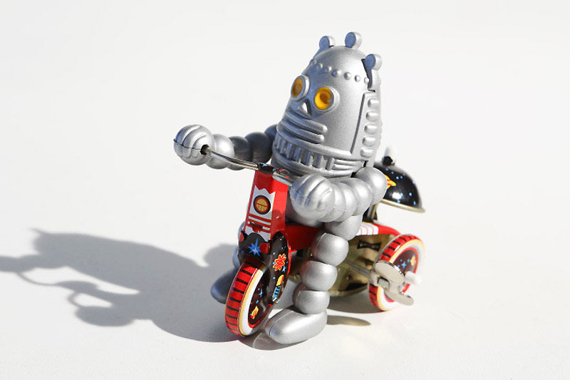 Cycling Tin Toy Robot 