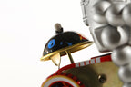 Cycling Tin Toy Robot close up of bell 