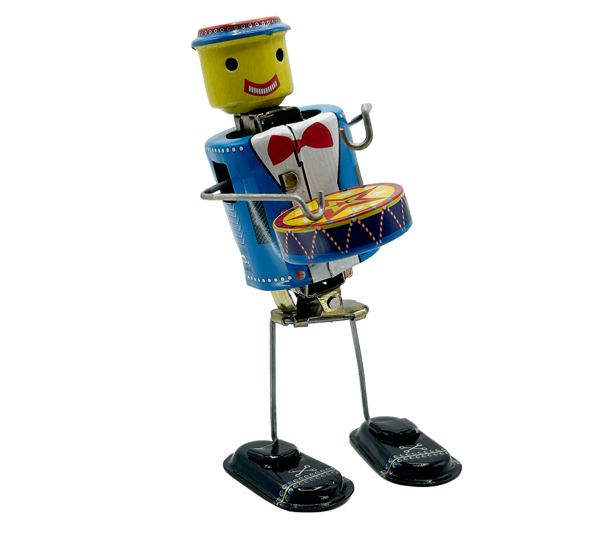 Dancing Robot Drummer tin toy - Collectable Tin Toy