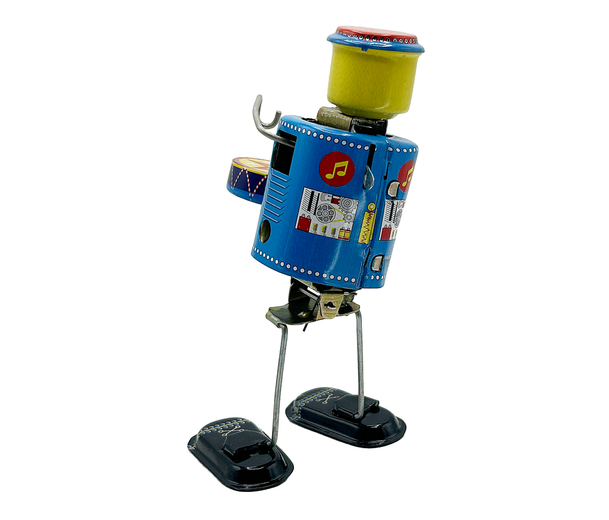 Dancing Robot Drummer tin toy - Collectable Tin Toy