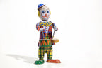 Drumming Clown tin toy