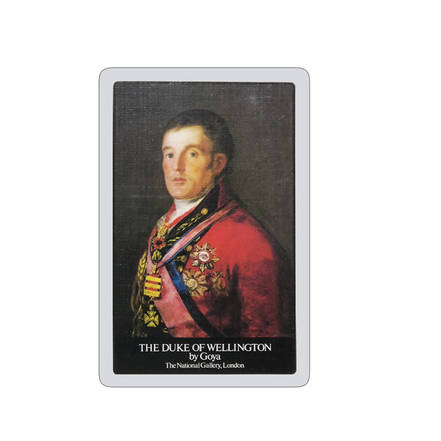 Playing Cards with portrait of 'The Duke of Wellington' by Goya 