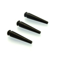 Easy grip black cribbage pegs