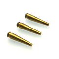 Easy grip brass cribbage pegs