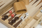 Wooden backgammon set 15"
