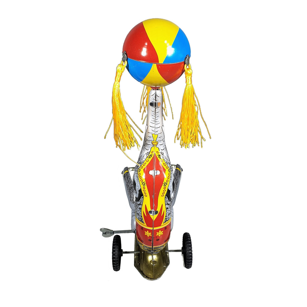 Elephant on trike tin toy