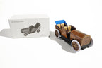 Four seater tin toy car with packaging