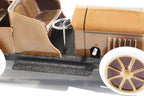 Close up of four seater tin toy car