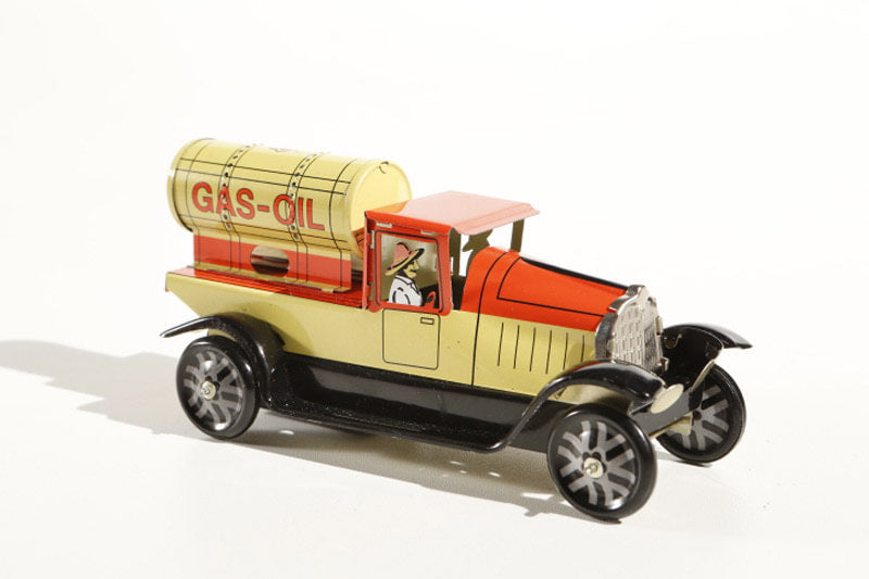 Gas oil tanker tin toy