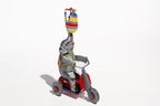 German elephant on trike tin toy