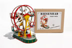 German Ferris Fairground tin toy  with packaging