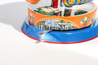 German Rocket Carousel Tin Toy Lever