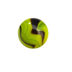 Grasshopper Green and black marble