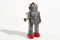 Space Man Vintage-style mechanical walking robot tin toy next 