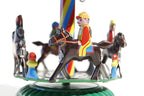 Decorative hanging horse carousel tin toy