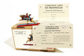 Sprinting hare tin toy with certificate 
