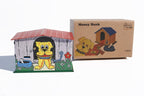 Hound Money Box Tin toy with packaging