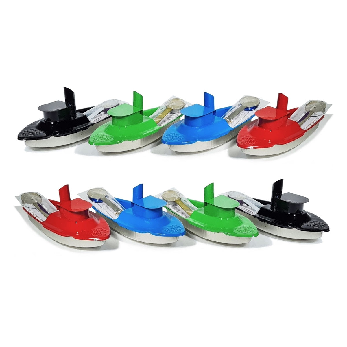 collection of Hut Pop Pop Boat Tin Toys