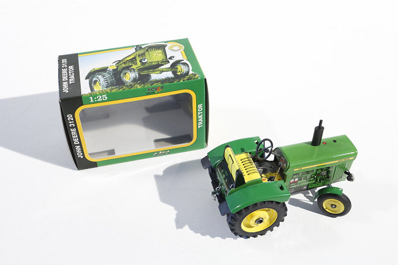 John Deere 3120 Tractor Tin Toy with packaging