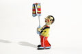 Juggler tin toy