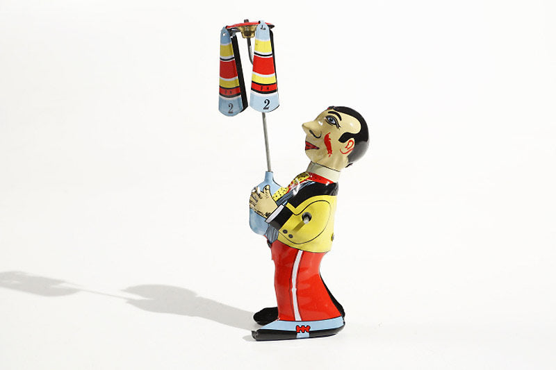 Juggler tin toy