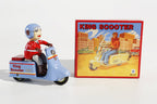 King Scooter Tin Toy with king scooter packaging