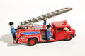 Large Fire Engine with ladder Tin Toy
